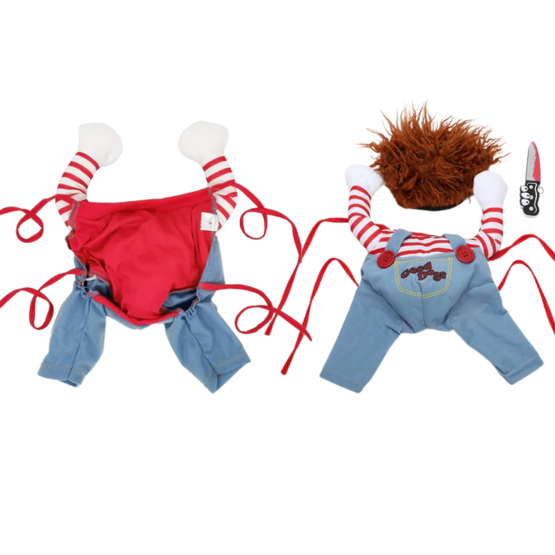 Outfit Set Medium Large Bulldog Pug Funny Novelty Cute Scary Halloween Dog Costume Cosplay