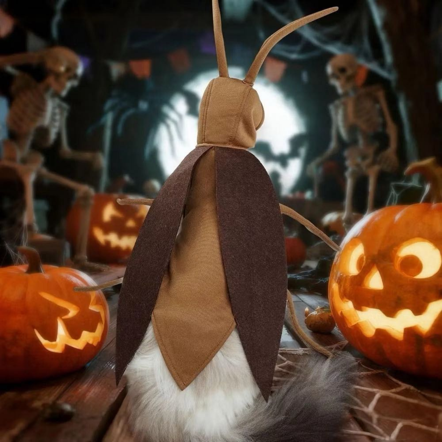 Funny Cockroach Pet Costume for Dogs Cats Halloween Outfit Cosplay Shirt Small Large