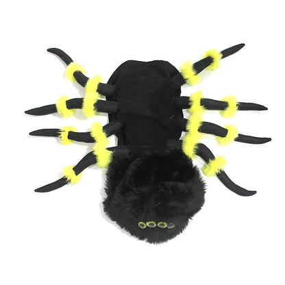 Spider Pet Costume Cat Dog Clothes Funny Halloween Cosplay Outfit Cute Dress Up Shirt