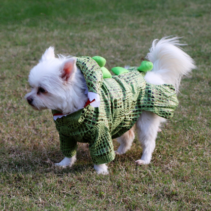 Pet Outfit Puppies Cats Dinosaur Crocodile Hoodie Halloween Dog Costume Small Medium Large Cosplay