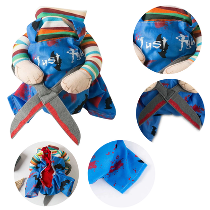 Scissor Hands Standing Pet Costume Dog Cat Funny Cute Scary Theme Halloween Cosplay Outfit