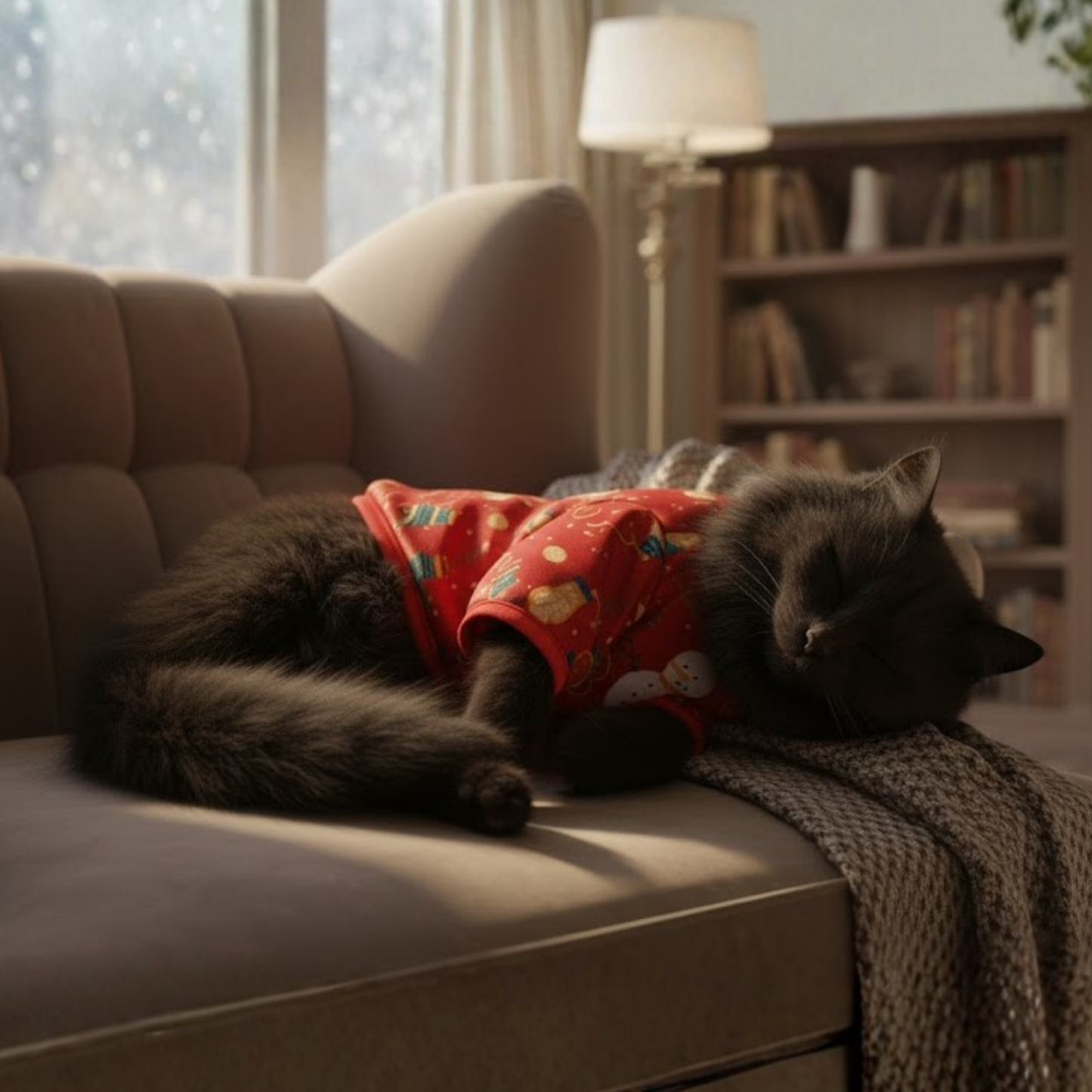 Christmas Dog Clothes Pet Costume for Small Dogs Cats Warm Winter Outfit Hoodie Sweater