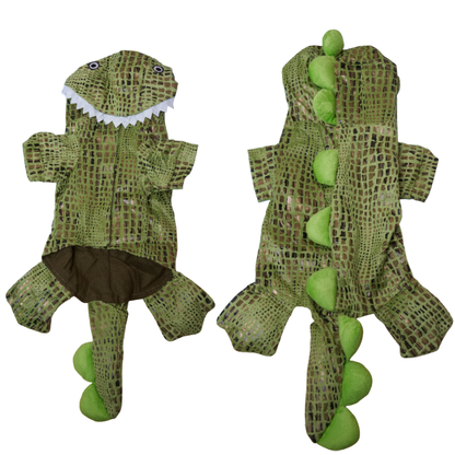 Pet Outfit Puppies Cats Dinosaur Crocodile Hoodie Halloween Dog Costume Small Medium Large Cosplay