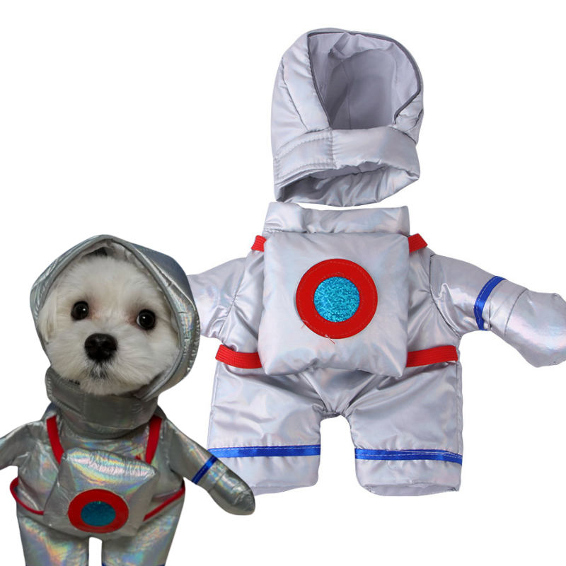 Pet Outfit Cats Dogs Astronaut Courier Standing Funny Halloween Cosplay Small Medium Large