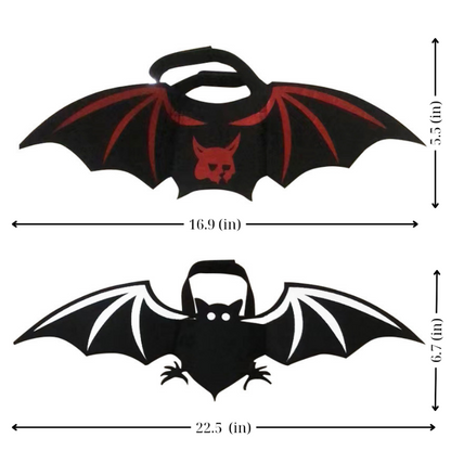 Halloween Pet Bat Wings Costume for Cats Dogs Funny Cosplay Outfit Holiday Decoration