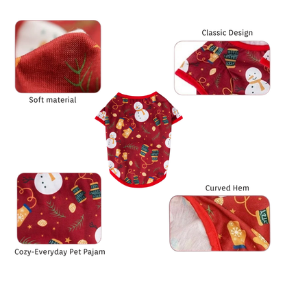 Christmas Dog Clothes Pet Costume for Small Dogs Cats Warm Winter Outfit Hoodie Sweater