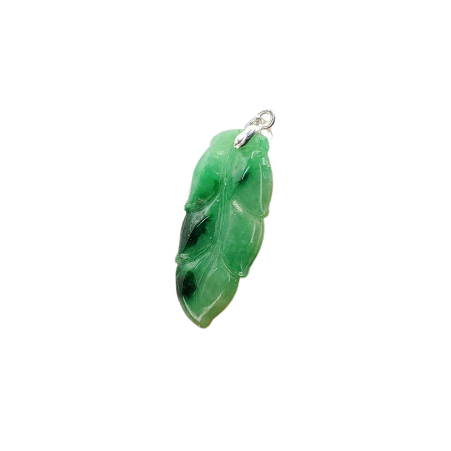 NATURAL Jade Leaf Genuine Jadeite Real Jade Grade A Type A Hand Craving