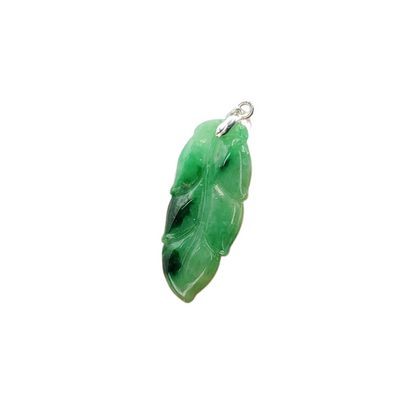 NATURAL Jade Leaf Genuine Jadeite Real Jade Grade A Type A Hand Craving