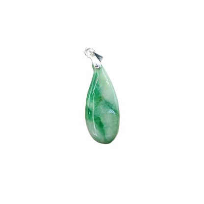 Natural Grade A Jadeite Chinese Ruyi Pendant, Lucky Pendant, Jade Necklace Pendant, Jewerly Supplies
