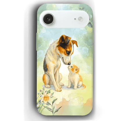Custom Pet Phone Case for iPhone 17/17 Pro/17 Pro Max/17 Air by YingMart – Personalized Photo Pet Portrait (1-3 Pets), Protective Cover for Pet Lovers