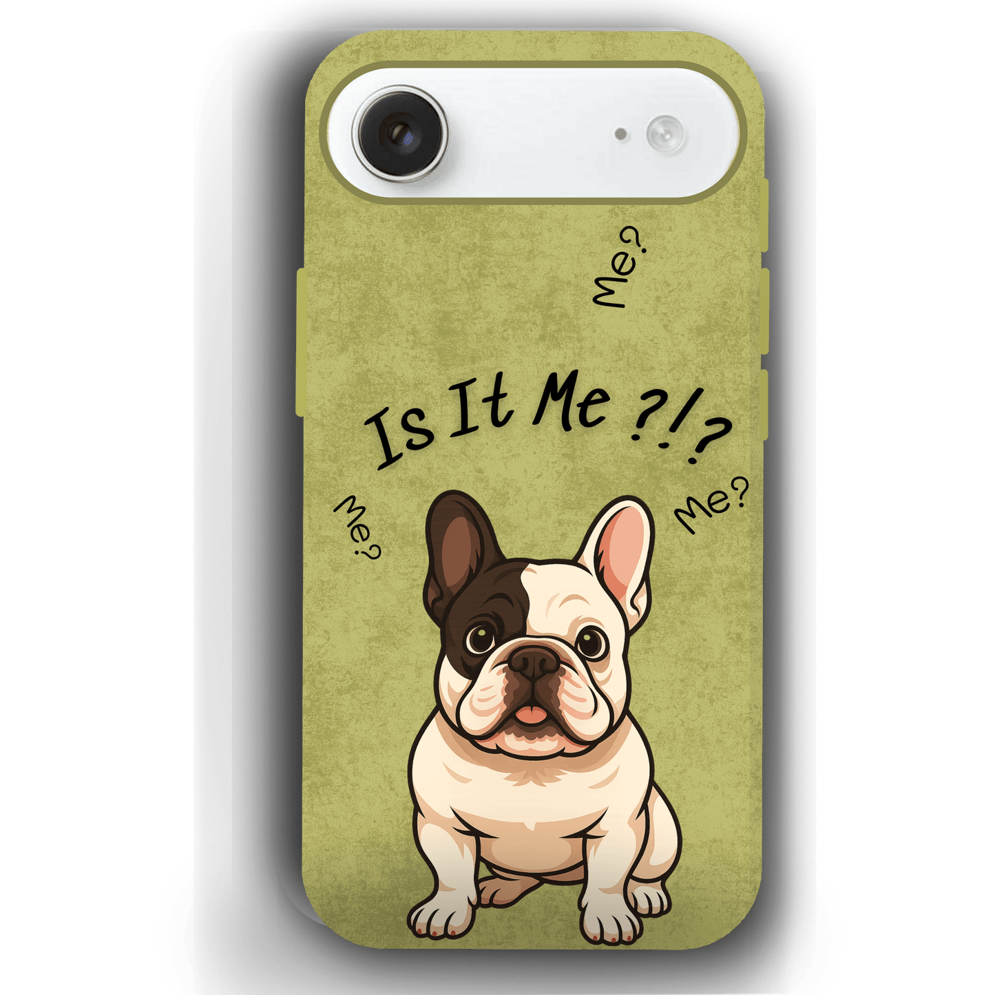 “Is It Me?” Design Custom Pet iPhone 17 Case by YingMart – Personalized Funny Portrait Design, Perfect Gift for Pet Lovers