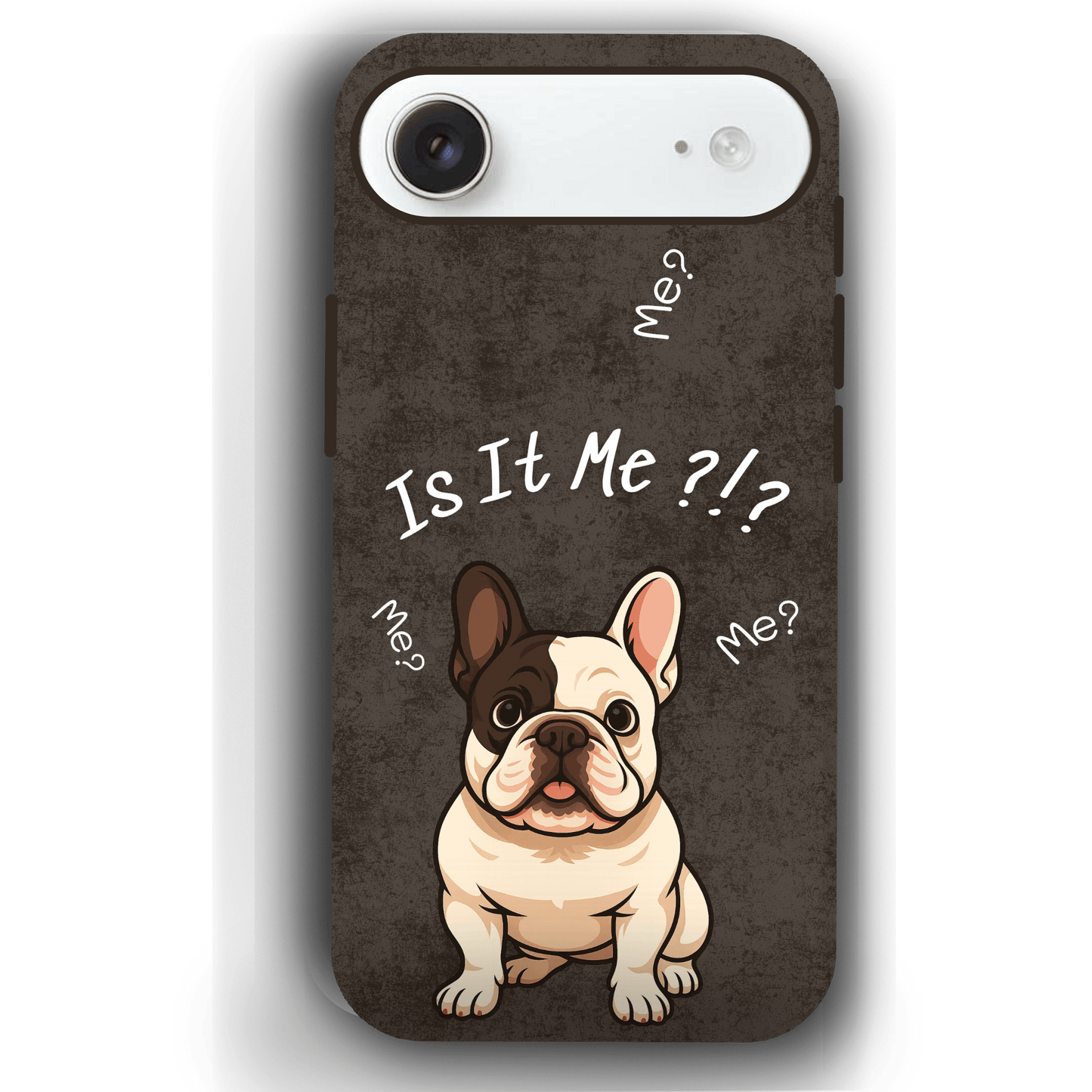 “Is It Me?” Design Custom Pet iPhone 17 Case by YingMart – Personalized Funny Portrait Design, Perfect Gift for Pet Lovers