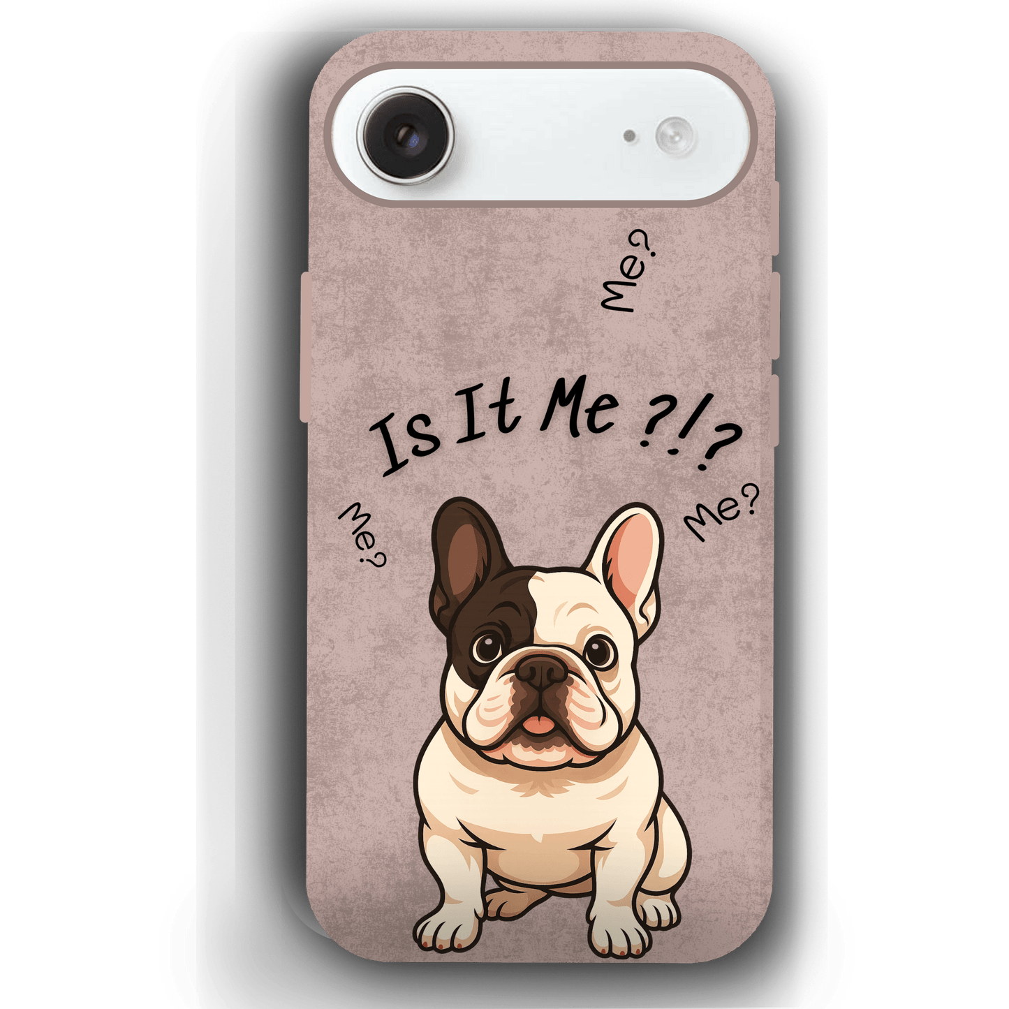 “Is It Me?” Design Custom Pet iPhone 17 Case by YingMart – Personalized Funny Portrait Design, Perfect Gift for Pet Lovers