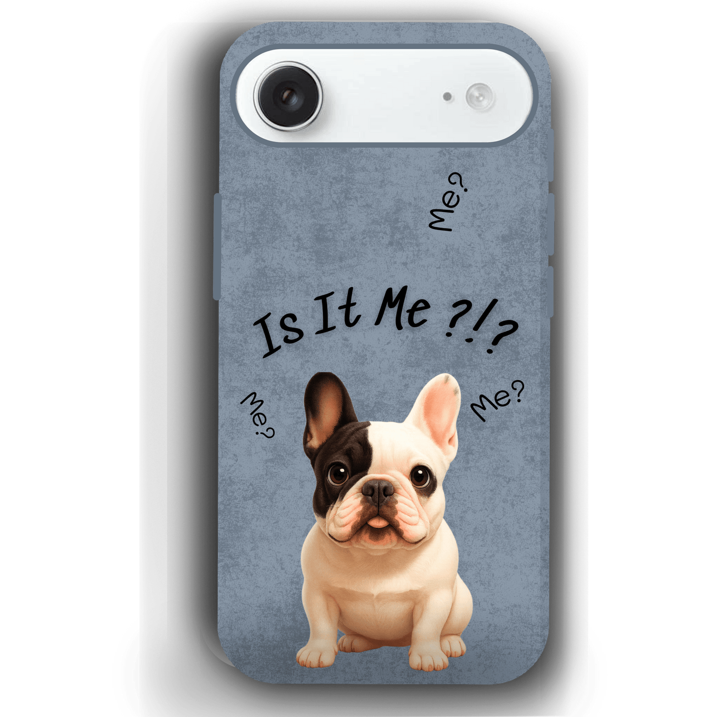 “Is It Me?” Design Custom Pet iPhone 17 Case by YingMart – Personalized Funny Portrait Design, Perfect Gift for Pet Lovers