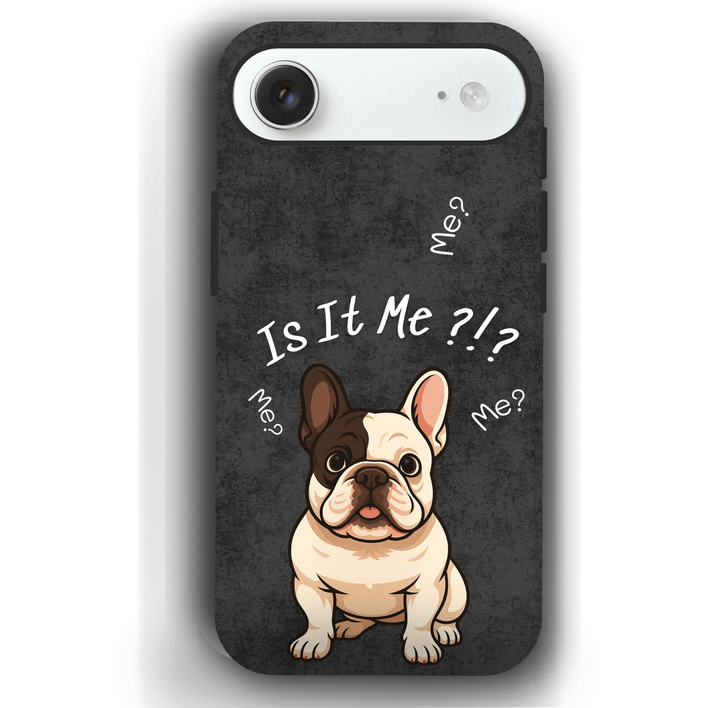“Is It Me?” Design Custom Pet iPhone 17 Case by YingMart – Personalized Funny Portrait Design, Perfect Gift for Pet Lovers