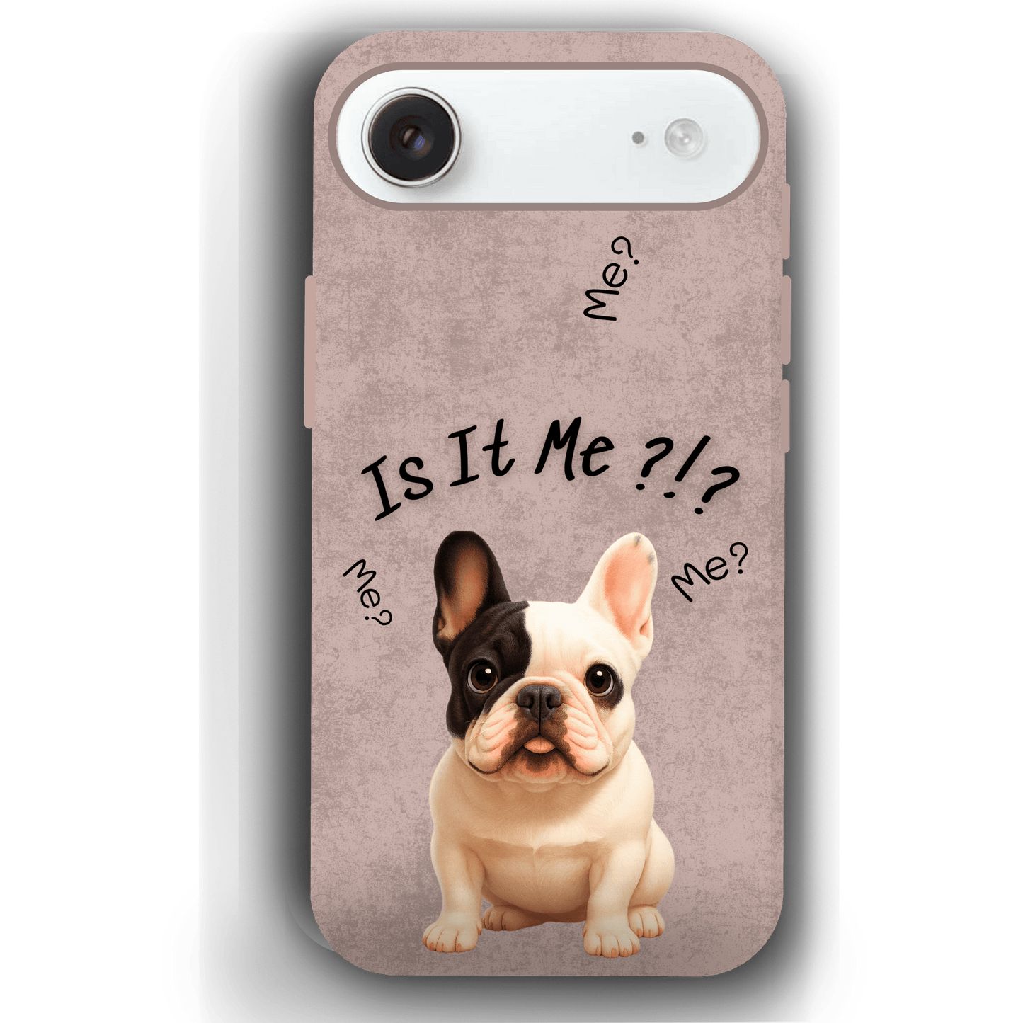 “Is It Me?” Design Custom Pet iPhone 17 Case by YingMart – Personalized Funny Portrait Design, Perfect Gift for Pet Lovers