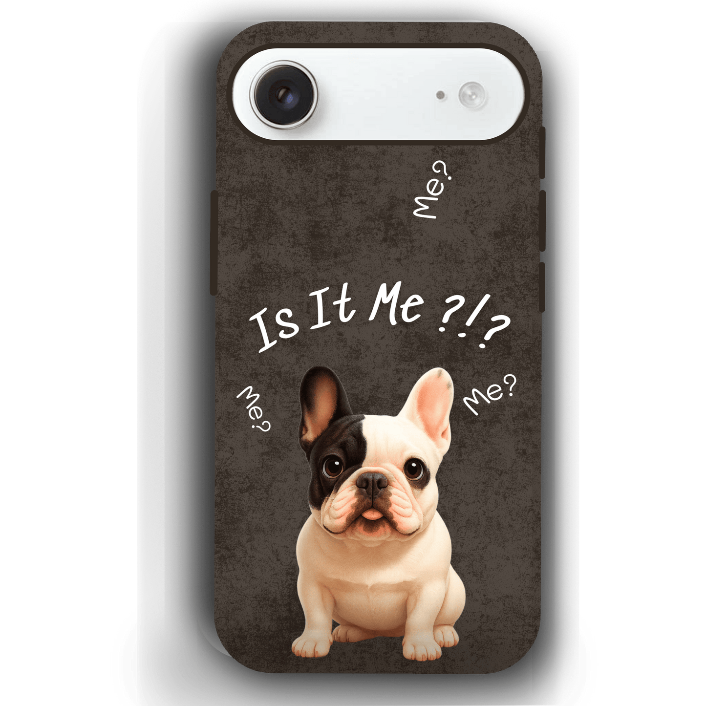 “Is It Me?” Design Custom Pet iPhone 17 Case by YingMart – Personalized Funny Portrait Design, Perfect Gift for Pet Lovers