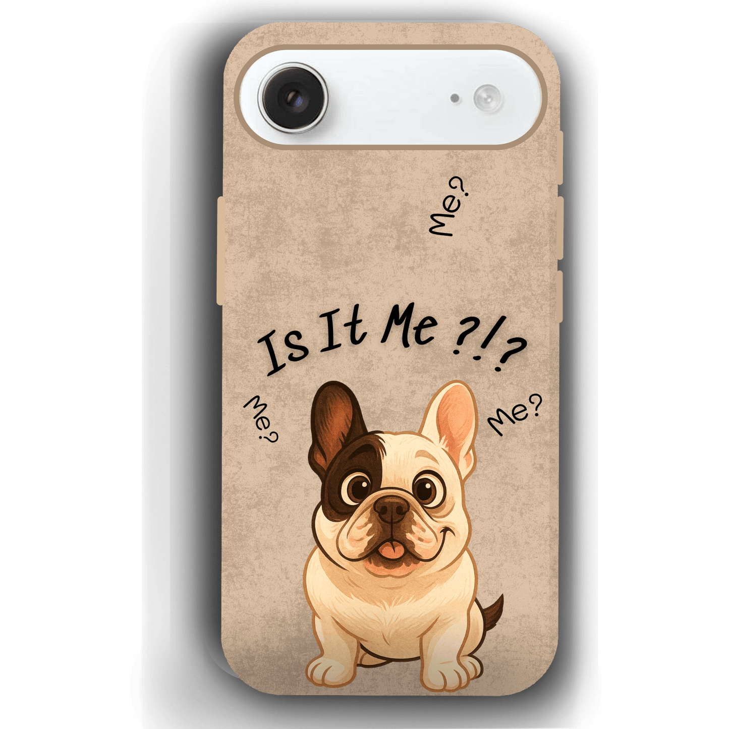 “Is It Me?” Design Custom Pet iPhone 17 Case by YingMart – Personalized Funny Portrait Design, Perfect Gift for Pet Lovers