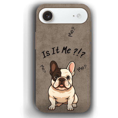 “Is It Me?” Design Custom Pet iPhone 17 Case by YingMart – Personalized Funny Portrait Design, Perfect Gift for Pet Lovers