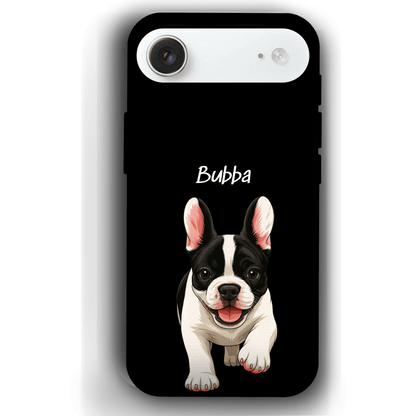 Custom Pet Phone Case for iPhone 17 by YingMart – Personalized Photo Cover with Pet Image & Name, Protective Case for Pet Lovers