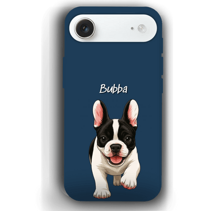 Custom Pet Phone Case for iPhone 17 by YingMart – Personalized Photo Cover with Pet Image & Name, Protective Case for Pet Lovers