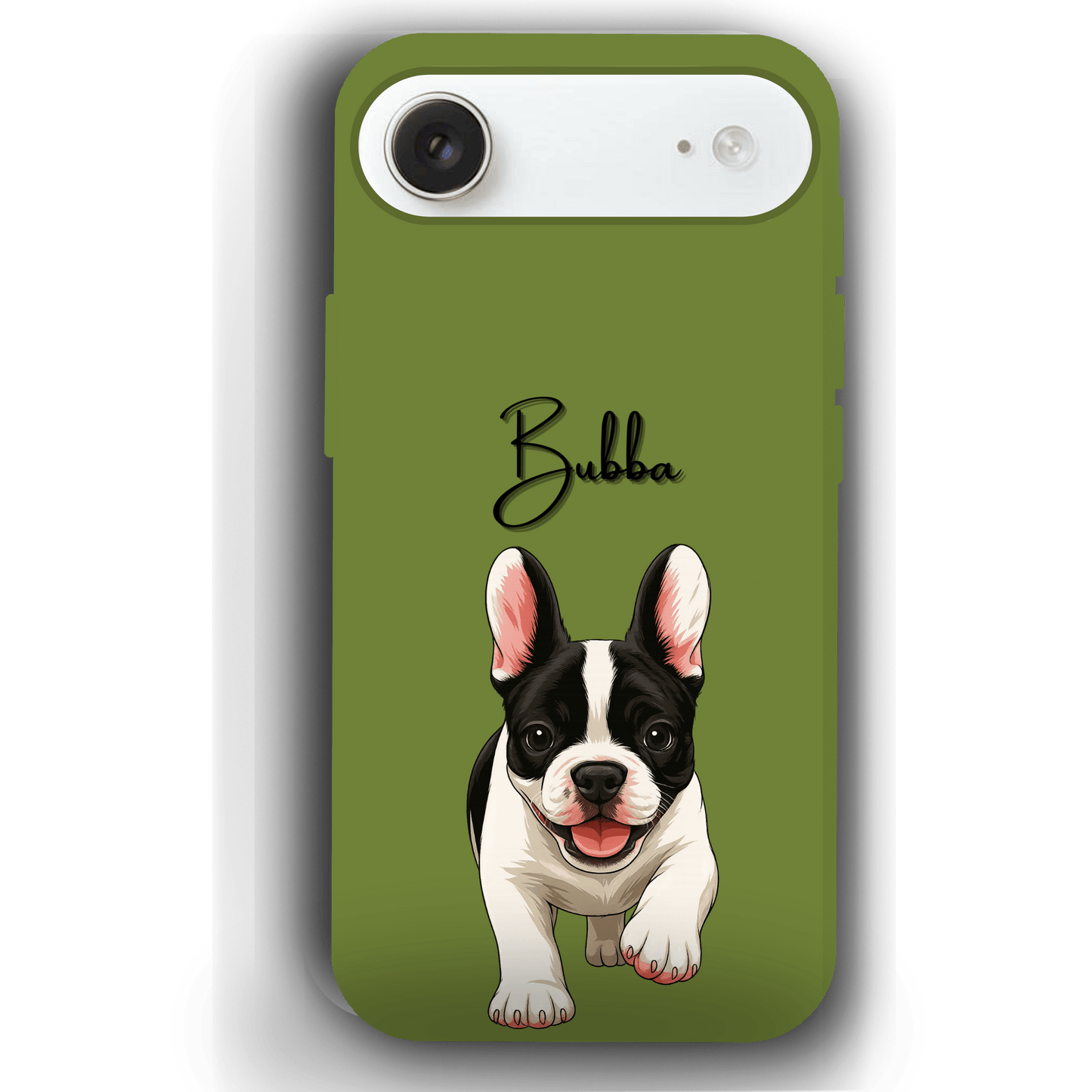 Custom Pet Phone Case for iPhone 17 by YingMart – Personalized Photo Cover with Pet Image & Name, Protective Case for Pet Lovers