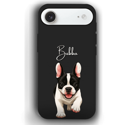 Custom Pet Phone Case for iPhone 17 by YingMart – Personalized Photo Cover with Pet Image & Name, Protective Case for Pet Lovers