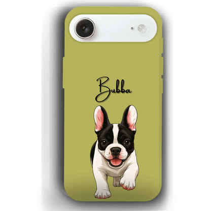 Custom Pet Phone Case for iPhone 17 by YingMart – Personalized Photo Cover with Pet Image & Name, Protective Case for Pet Lovers