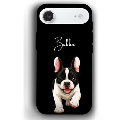 Custom Pet Phone Case for iPhone 17 by YingMart – Personalized Photo Cover with Pet Image & Name, Protective Case for Pet Lovers