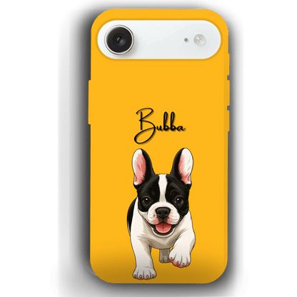 Custom Pet Phone Case for iPhone 17 by YingMart – Personalized Photo Cover with Pet Image & Name, Protective Case for Pet Lovers
