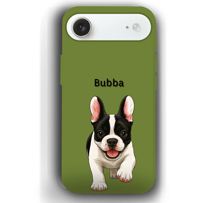 Custom Pet Phone Case for iPhone 17 by YingMart – Personalized Photo Cover with Pet Image & Name, Protective Case for Pet Lovers