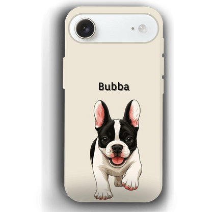 Custom Pet Phone Case for iPhone 17 by YingMart – Personalized Photo Cover with Pet Image & Name, Protective Case for Pet Lovers