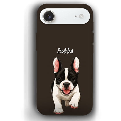 Custom Pet Phone Case for iPhone 17 by YingMart – Personalized Photo Cover with Pet Image & Name, Protective Case for Pet Lovers