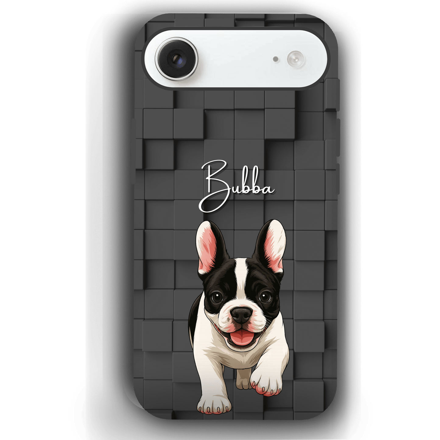 Custom Pet Phone Case for iPhone 17 by YingMart – Personalized Photo Cover with Pet Image & Name, Protective Case for Pet Lovers