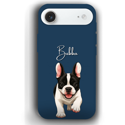 Custom Pet Phone Case for iPhone 17 by YingMart – Personalized Photo Cover with Pet Image & Name, Protective Case for Pet Lovers