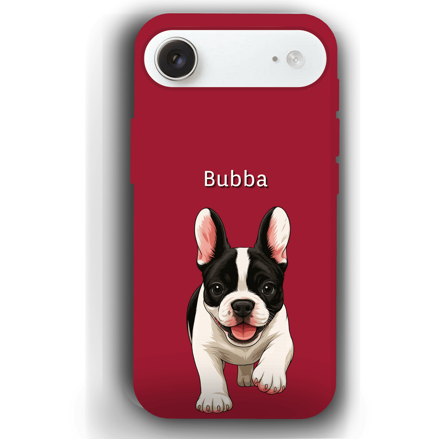 Custom Pet Phone Case for iPhone 17 by YingMart – Personalized Photo Cover with Pet Image & Name, Protective Case for Pet Lovers