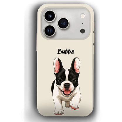Custom Pet Phone Case for iPhone 17 by YingMart – Personalized Photo Cover with Pet Image & Name, Protective Case for Pet Lovers