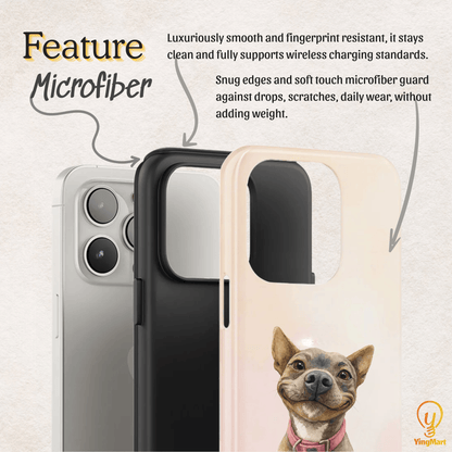 “Is It Me?” Design Custom Pet iPhone 17 Case by YingMart – Personalized Funny Portrait Design, Perfect Gift for Pet Lovers