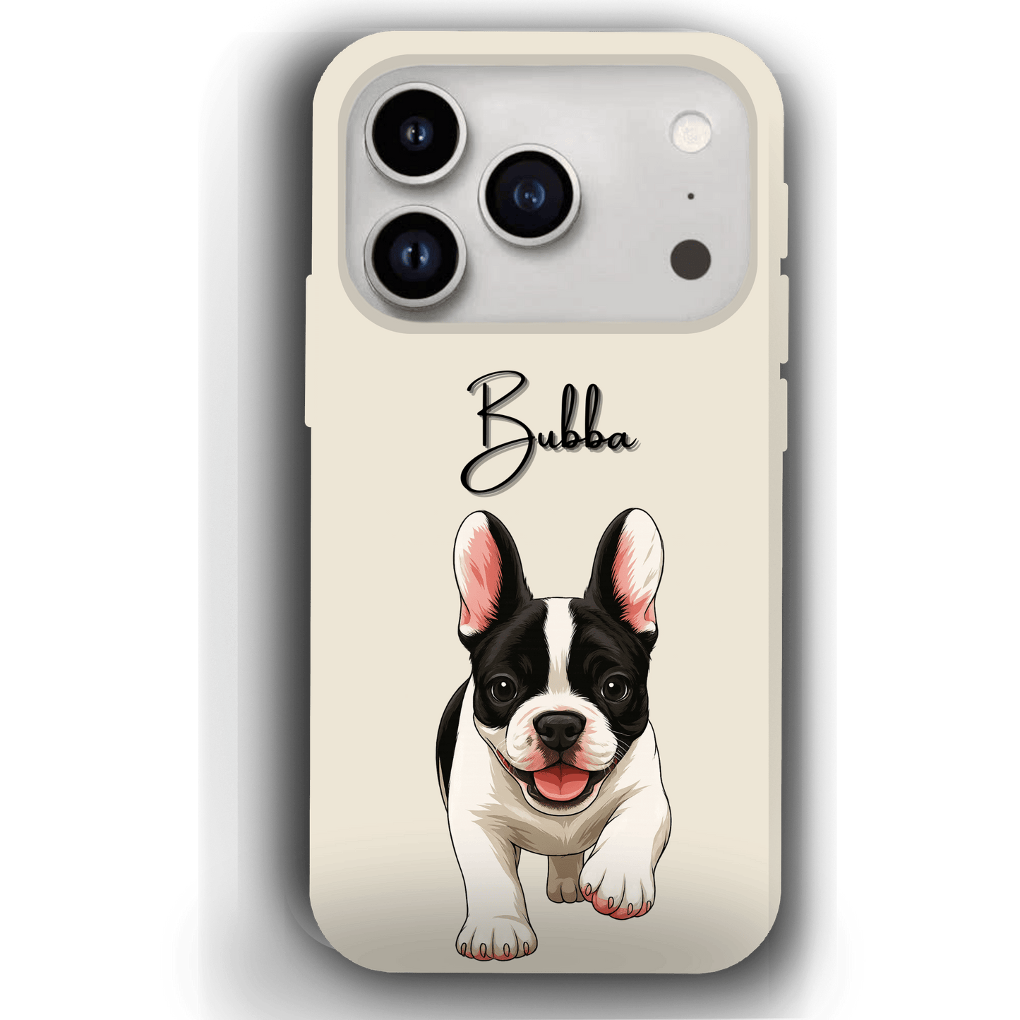 Custom Pet Phone Case for iPhone 17 by YingMart – Personalized Photo Cover with Pet Image & Name, Protective Case for Pet Lovers