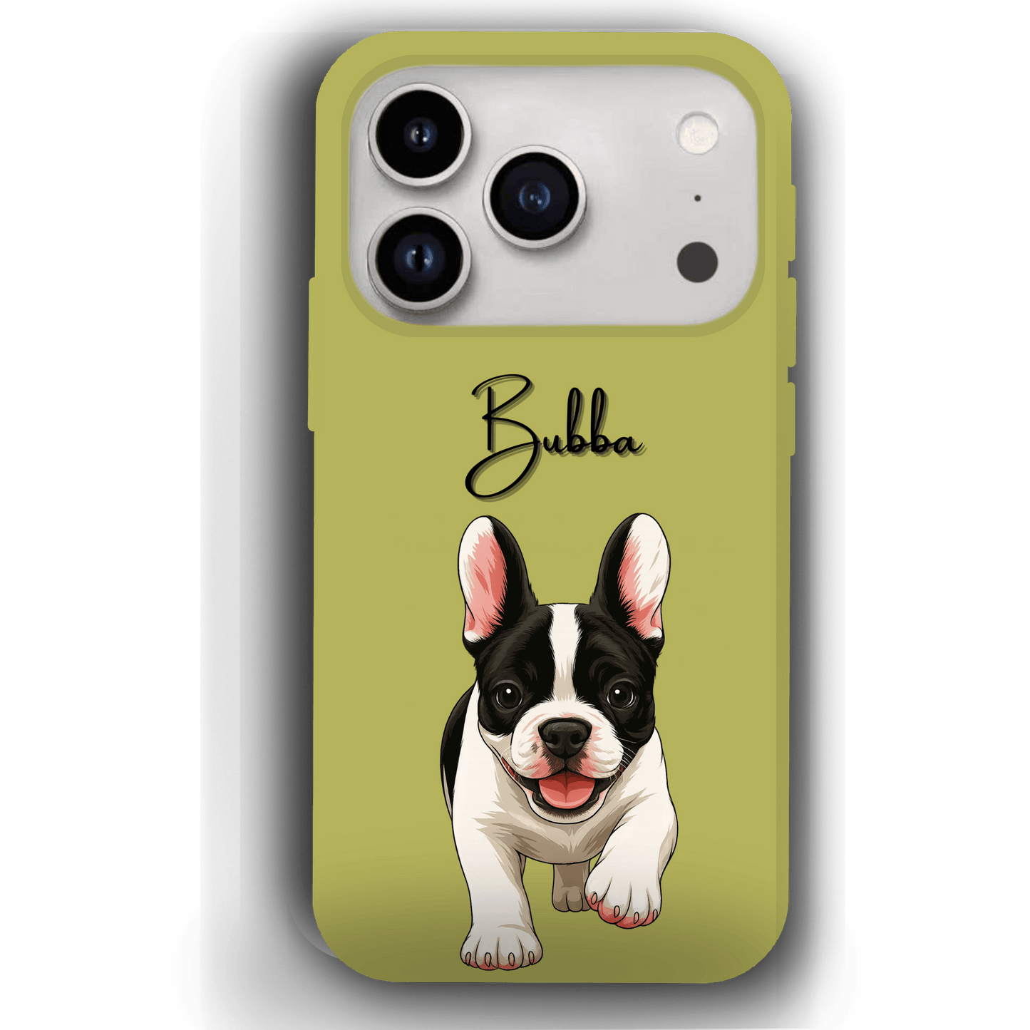 Custom Pet Phone Case for iPhone 17 by YingMart – Personalized Photo Cover with Pet Image & Name, Protective Case for Pet Lovers