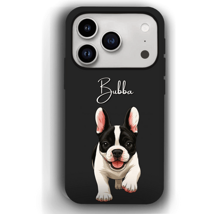 Custom Pet Phone Case for iPhone 17 by YingMart – Personalized Photo Cover with Pet Image & Name, Protective Case for Pet Lovers