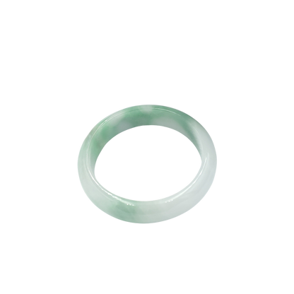 High Quality 48–72mm Jadeite Jade White Green YingMart Bangle Gift for Her Sister Mom Mens Grandma Feng Shui Personalized