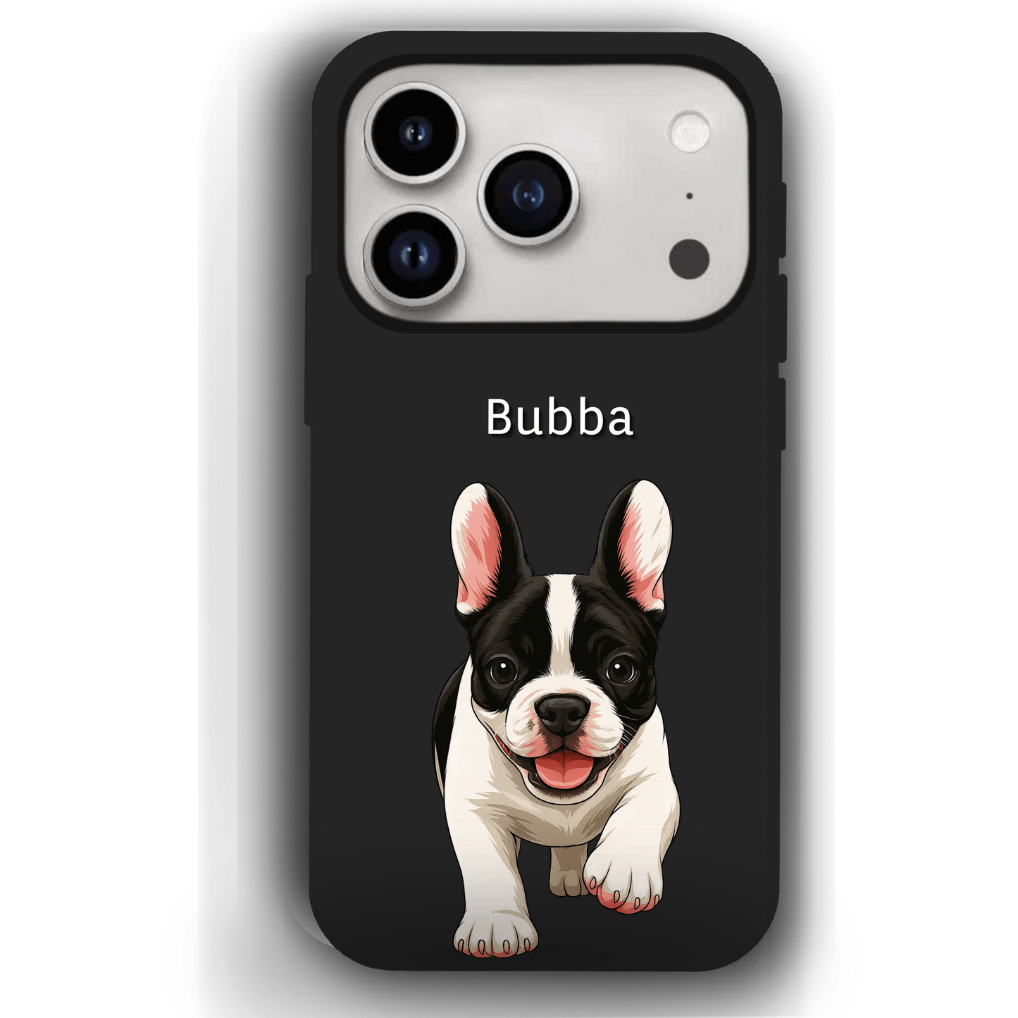 Custom Pet Phone Case for iPhone 17 by YingMart – Personalized Photo Cover with Pet Image & Name, Protective Case for Pet Lovers