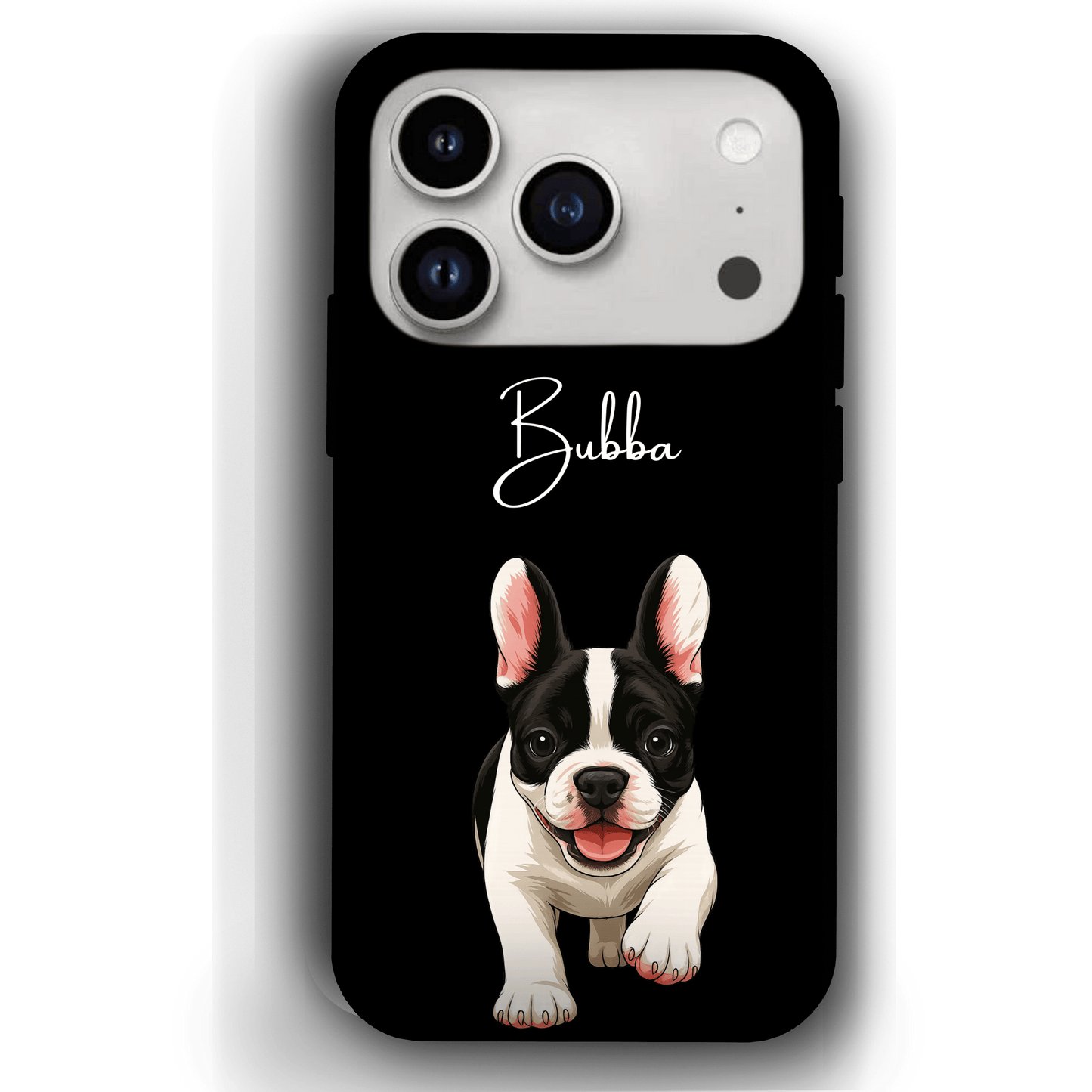 Custom Pet Phone Case for iPhone 17 by YingMart – Personalized Photo Cover with Pet Image & Name, Protective Case for Pet Lovers