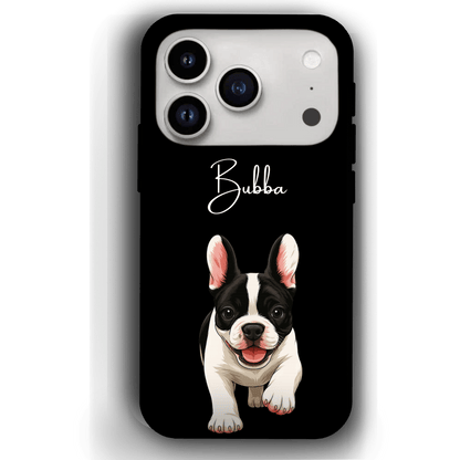 Custom Pet Phone Case for iPhone 17 by YingMart – Personalized Photo Cover with Pet Image & Name, Protective Case for Pet Lovers
