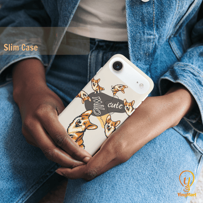 “Milo Cute” Design Custom Pet iPhone 17 Case by YingMart - Personalized Animal Portrait, Protective Cover for Pet Lovers