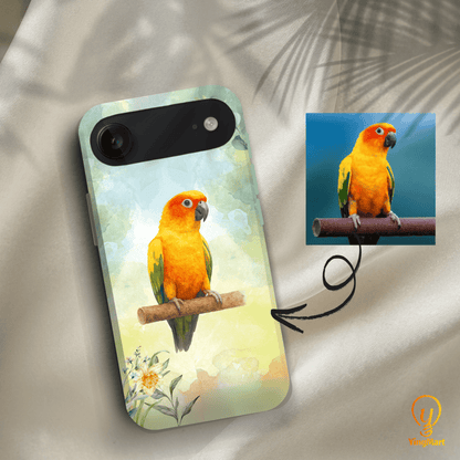 Custom Pet Phone Case for iPhone 17/17 Pro/17 Pro Max/17 Air by YingMart – Personalized Photo Pet Portrait (1-3 Pets), Protective Cover for Pet Lovers