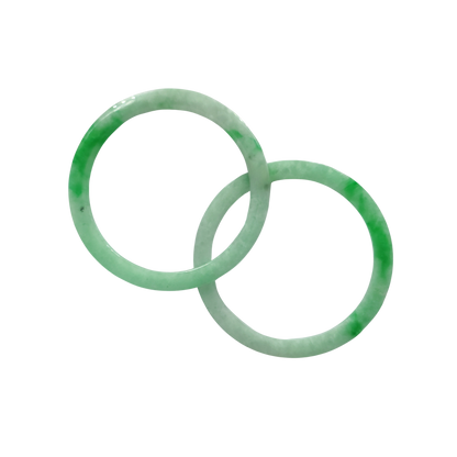 High Quality 48-72mm Natural-Colour Jadeite Bangle, Light To Medium Green, Burmese Jade, Personalized Jewelry, Gift for Mom, Sister, Mens