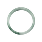YingMart 48–72mm Jadeite Jade White Green Black Veins Bangle Gift for Her Mom Sister Grandma Personalized Bracelets