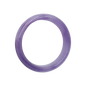 High Quality 48–72mm Jadeite Jade Purple Bangle Bracelets Genuine Feng Shui Jewelry Gift for Her Mom Sister Grandma Personalized